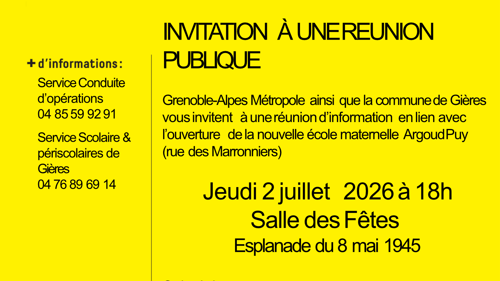 Réunion publique