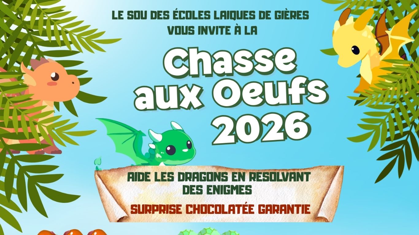 La chasse aux oeufs du Sou des écoles laïques